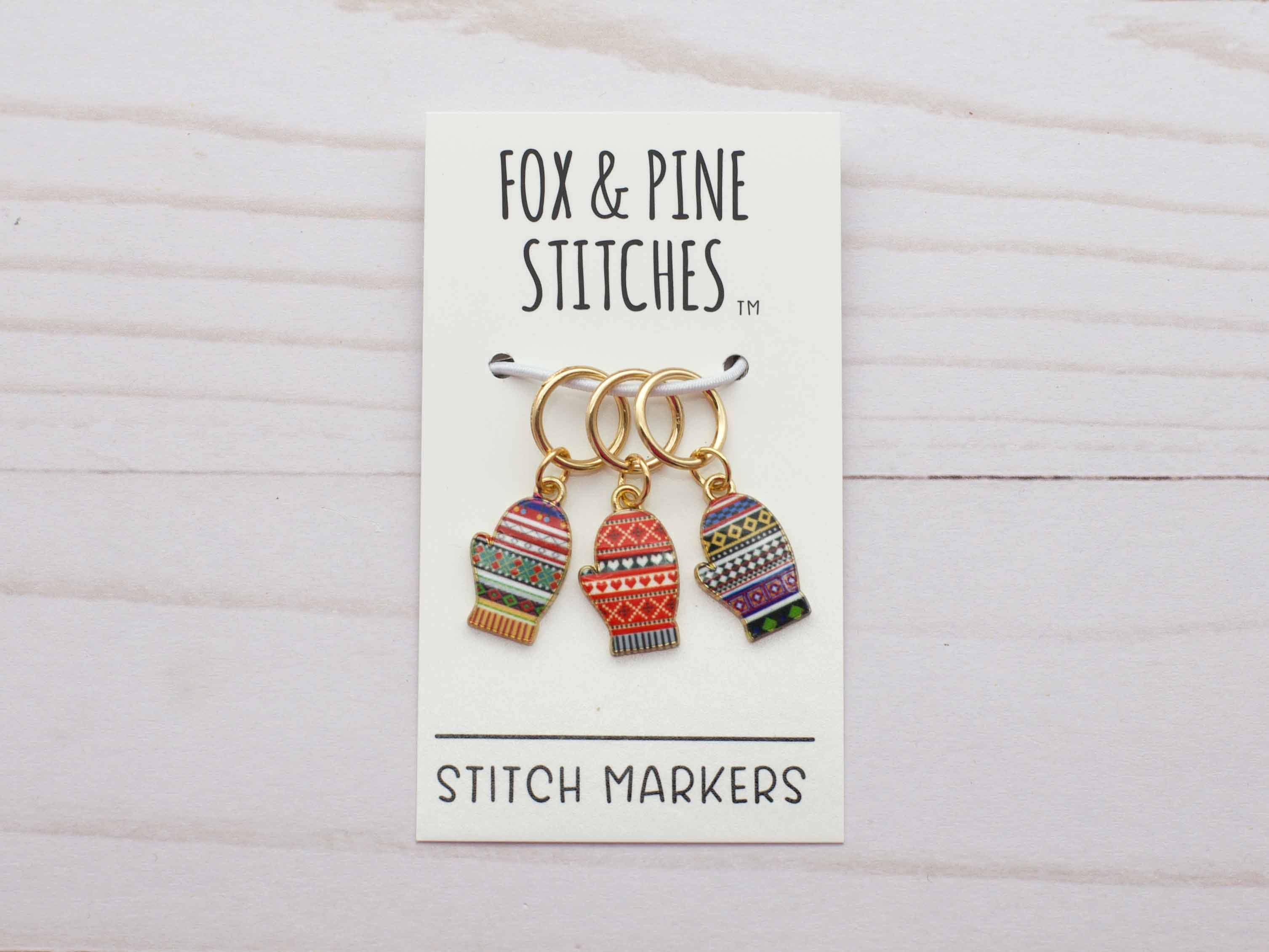 Fair Isle Mittens | Stitch Markers