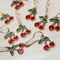 Red Cherries Stitch Markers