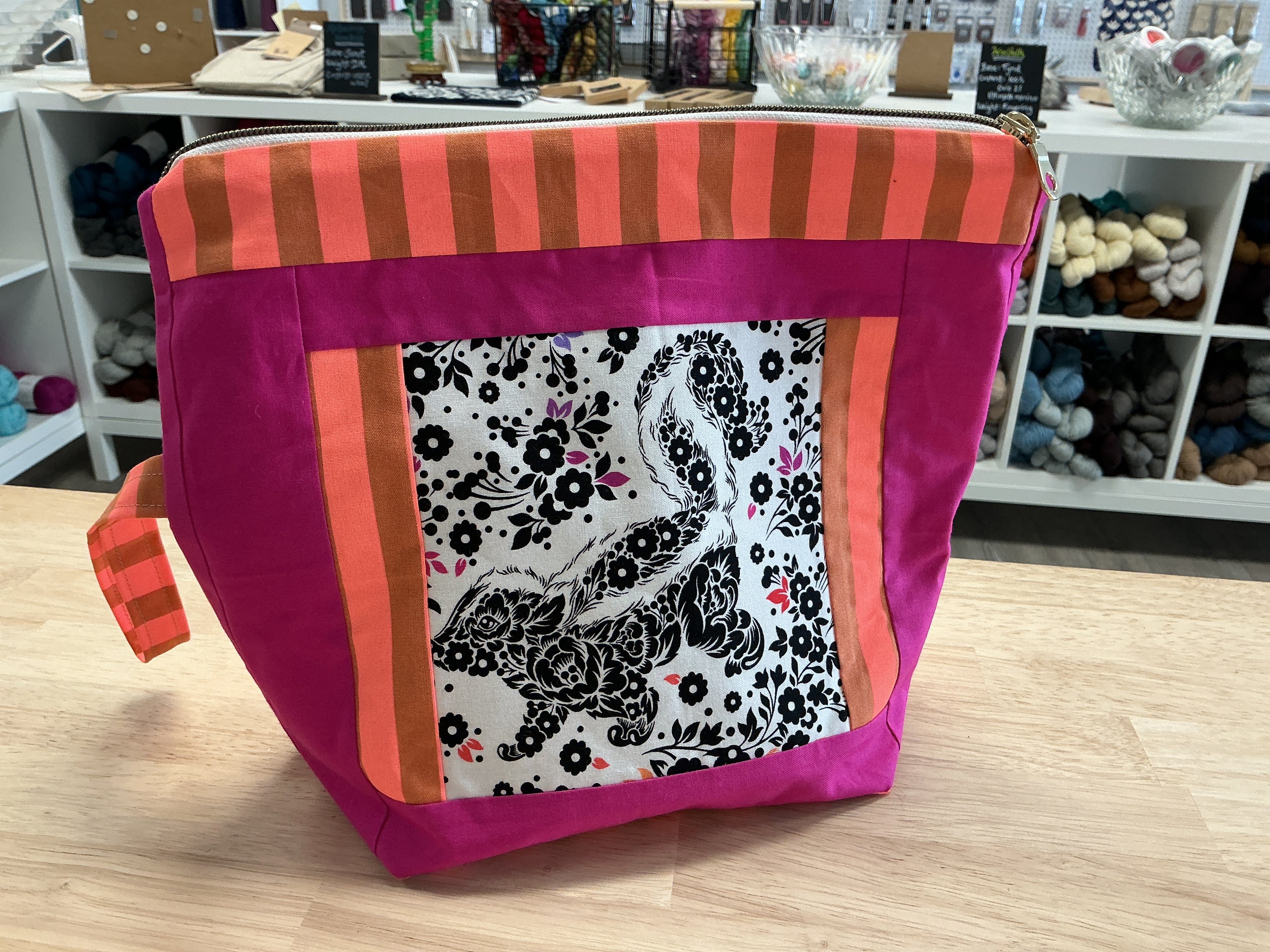 Zipper Project Bag w/ handle