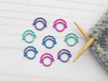 Colorful Sheep Closed Ring | Stitch Markers: Colorful Mix