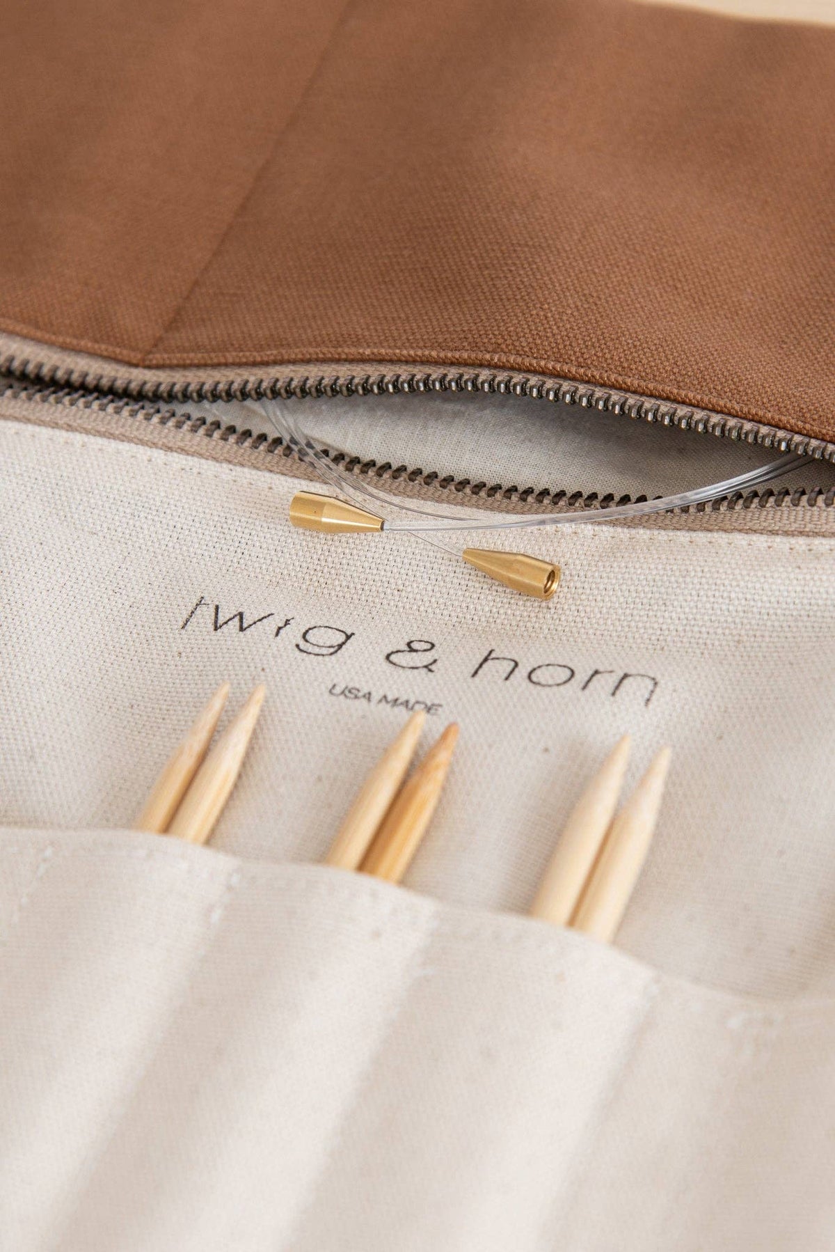 Twig & Horn standard canvas interchangeable needle case