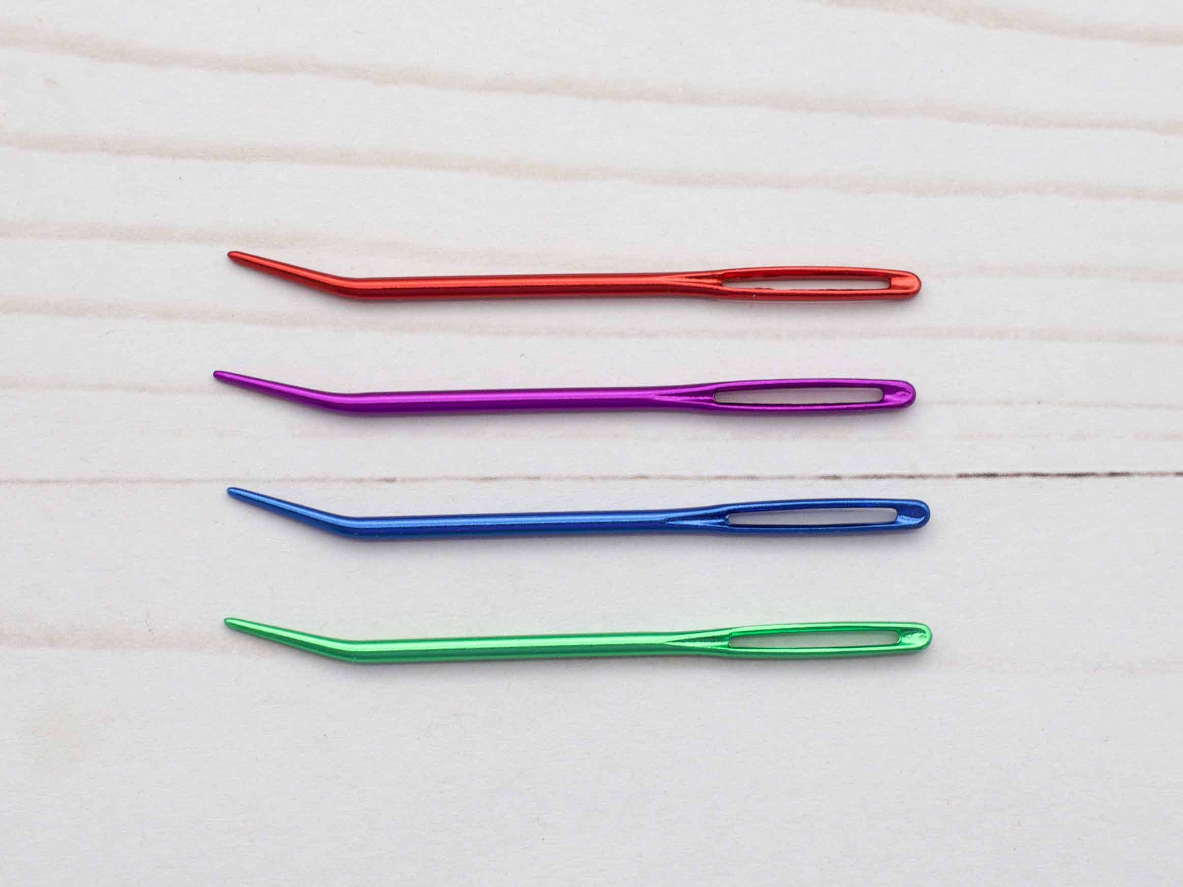Darning Needles Bent Tip Aluminum Pack of 4