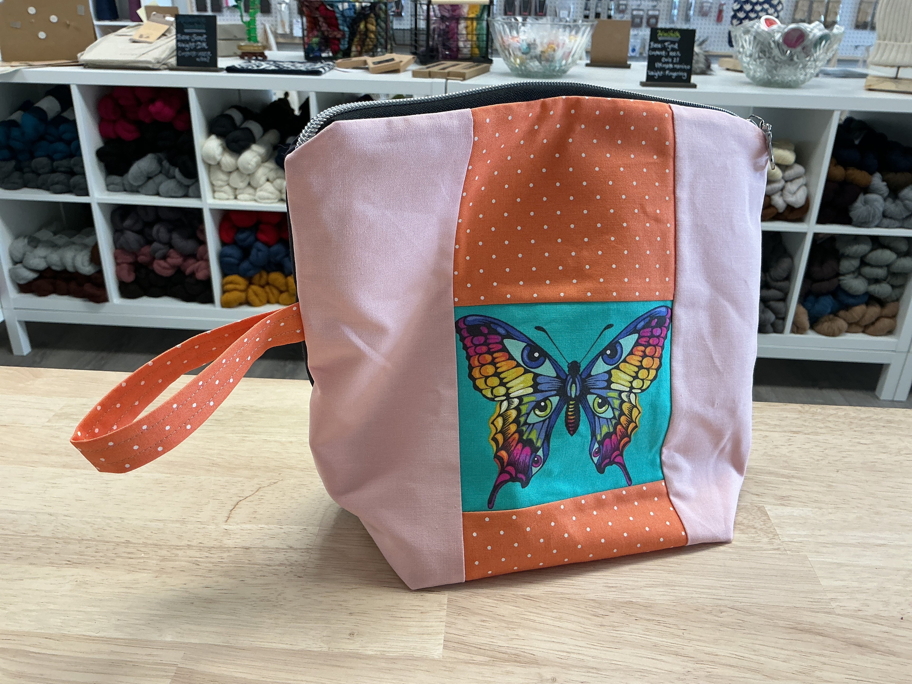 Zipper Project Bag w/ handle