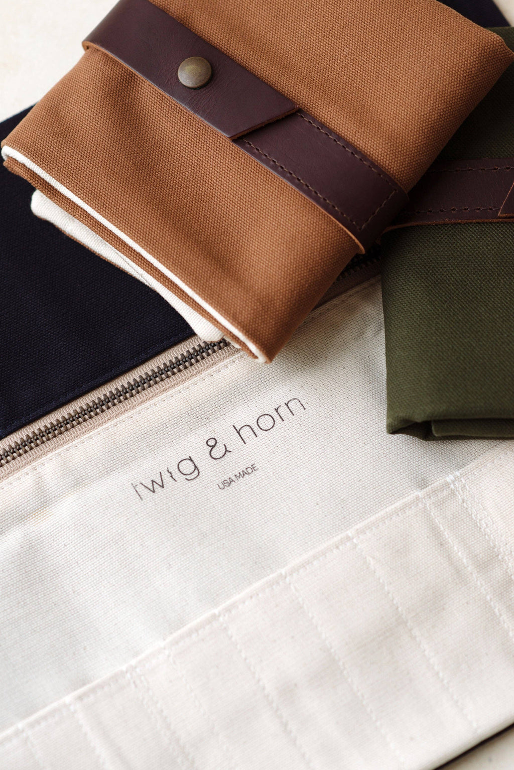 Twig & Horn standard canvas interchangeable needle case