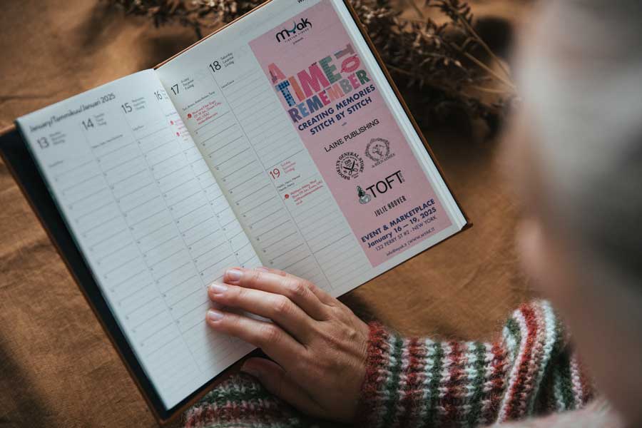 Knitter’s Year 2026 weekly planner: Black