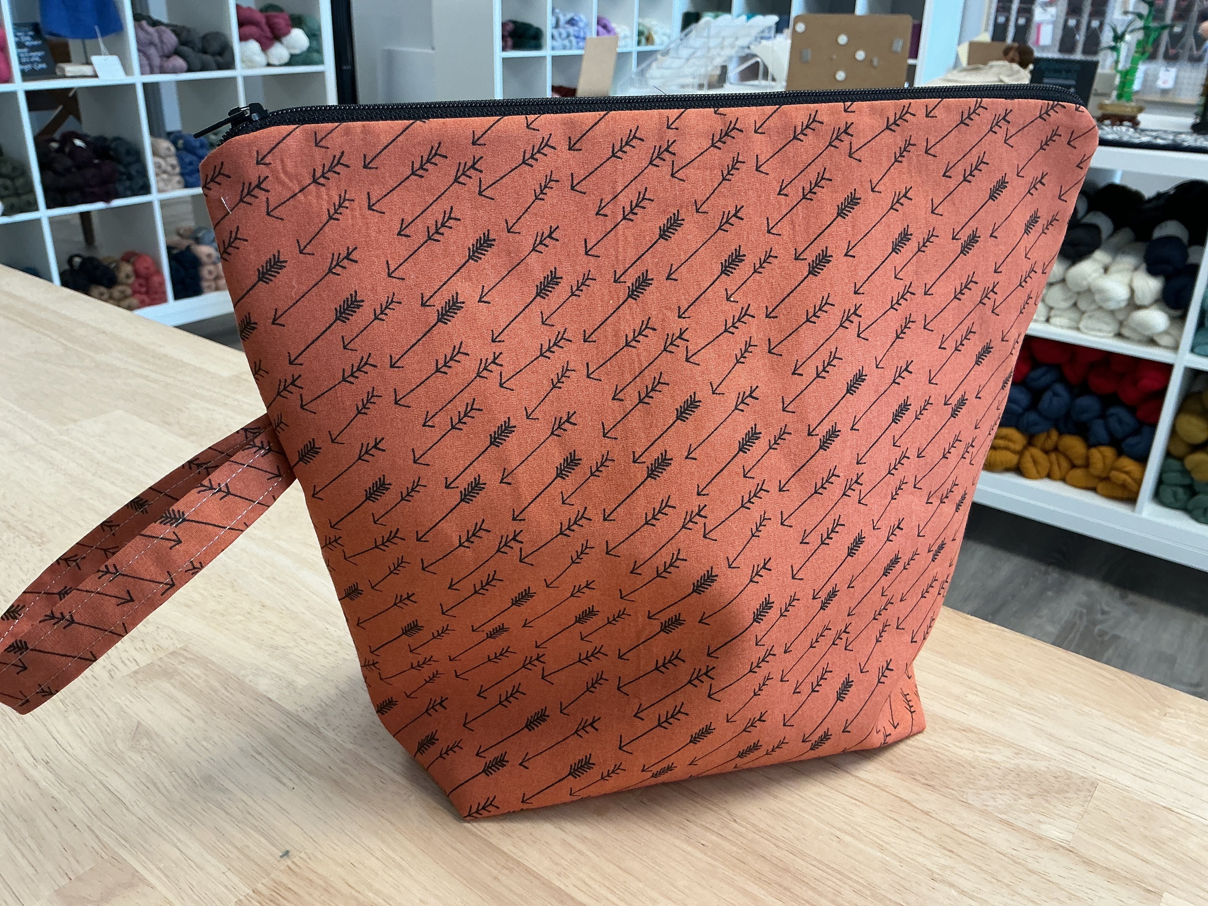 Zipper Project Bag w/ handle