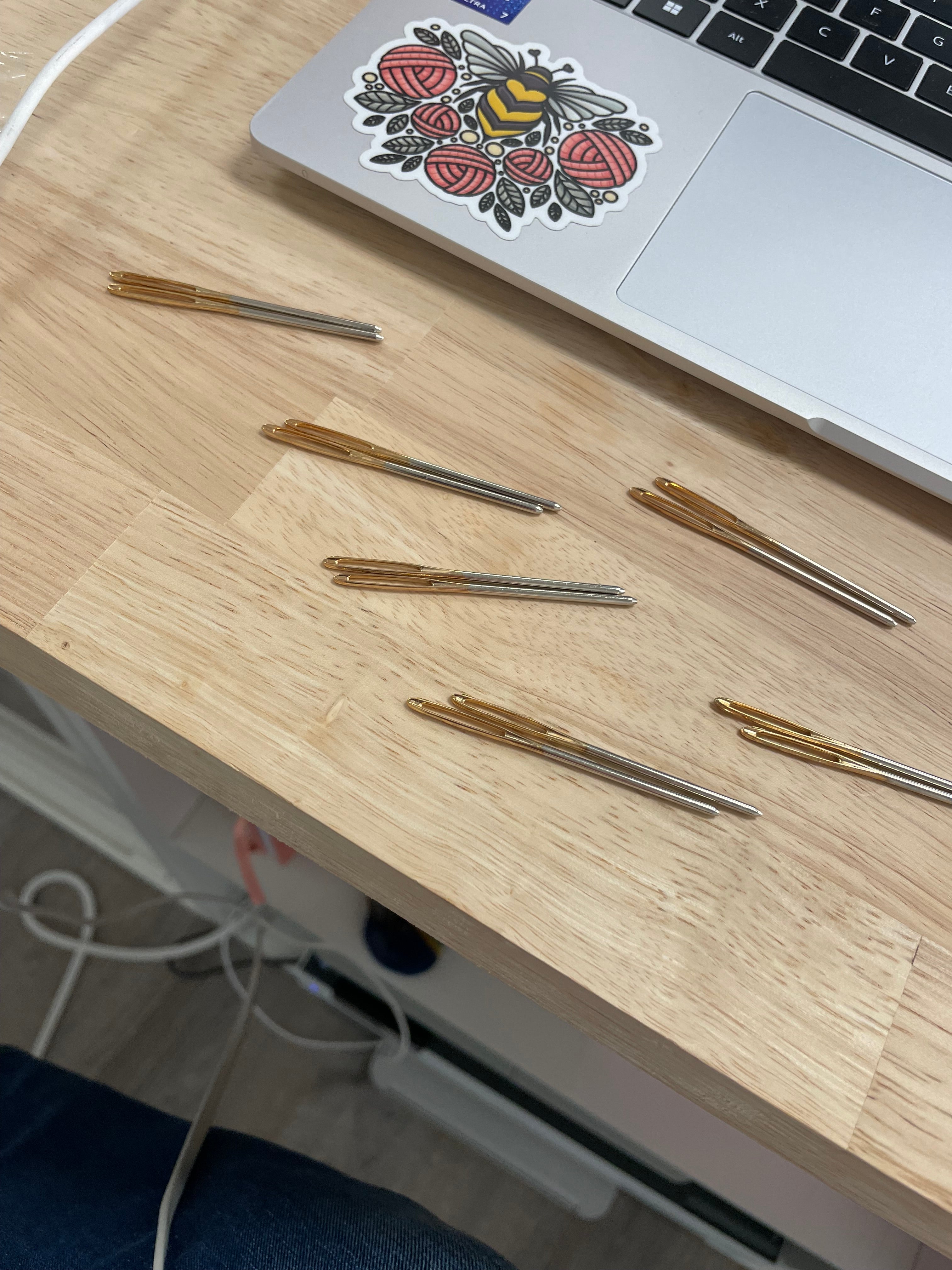 Darning Needles Metal Pack of 2