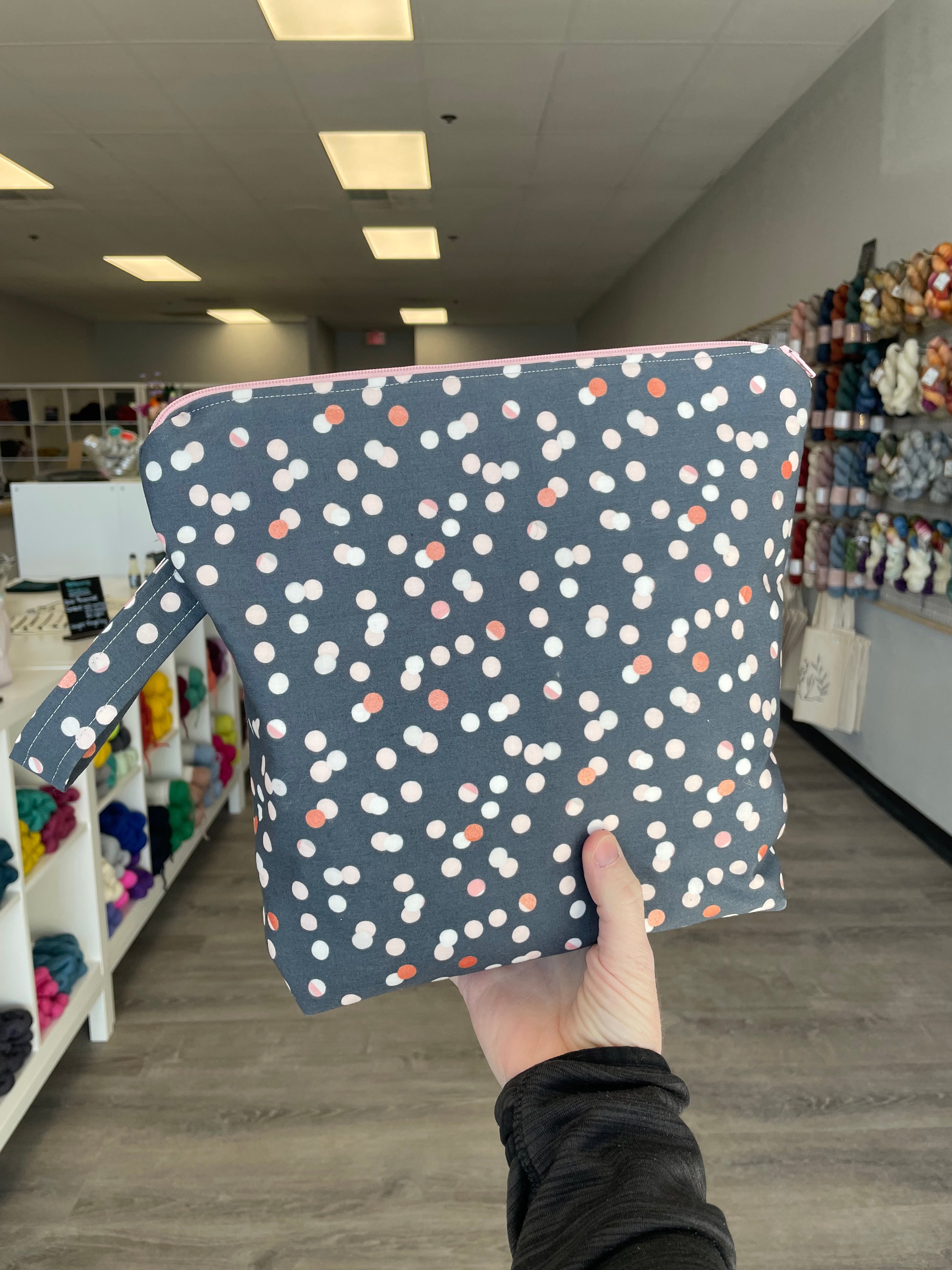 Zipper Project Bag w/ handle