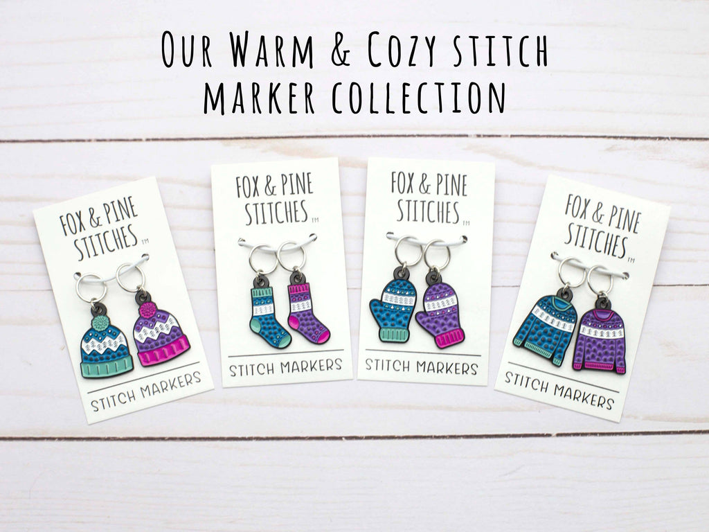 Warm & Cozy Sweaters | Stitch Markers : Closed Ring