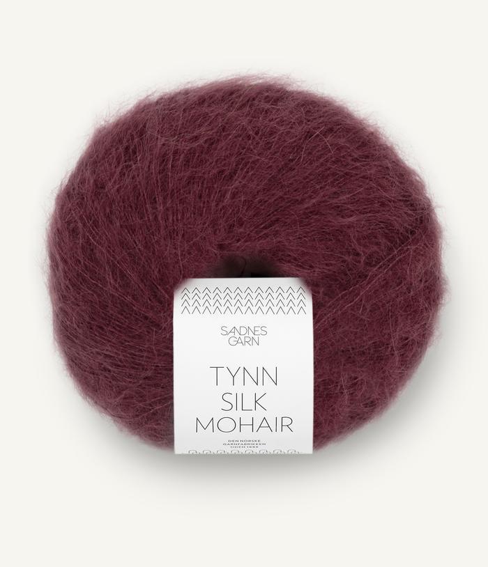 Tynn Silk Mohair- 4372 Burgundy