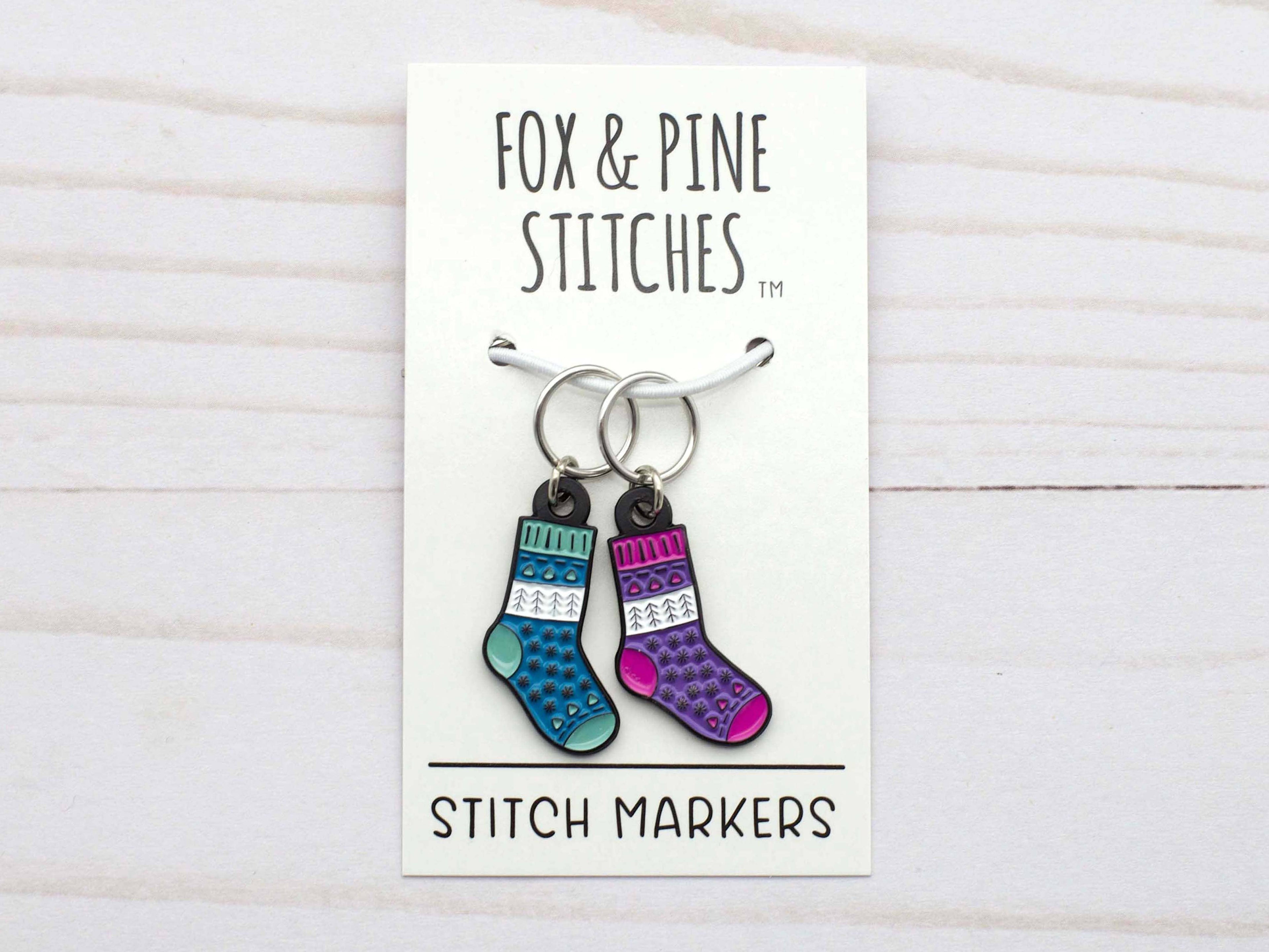 Warm & Cozy Socks | Stitch Markers