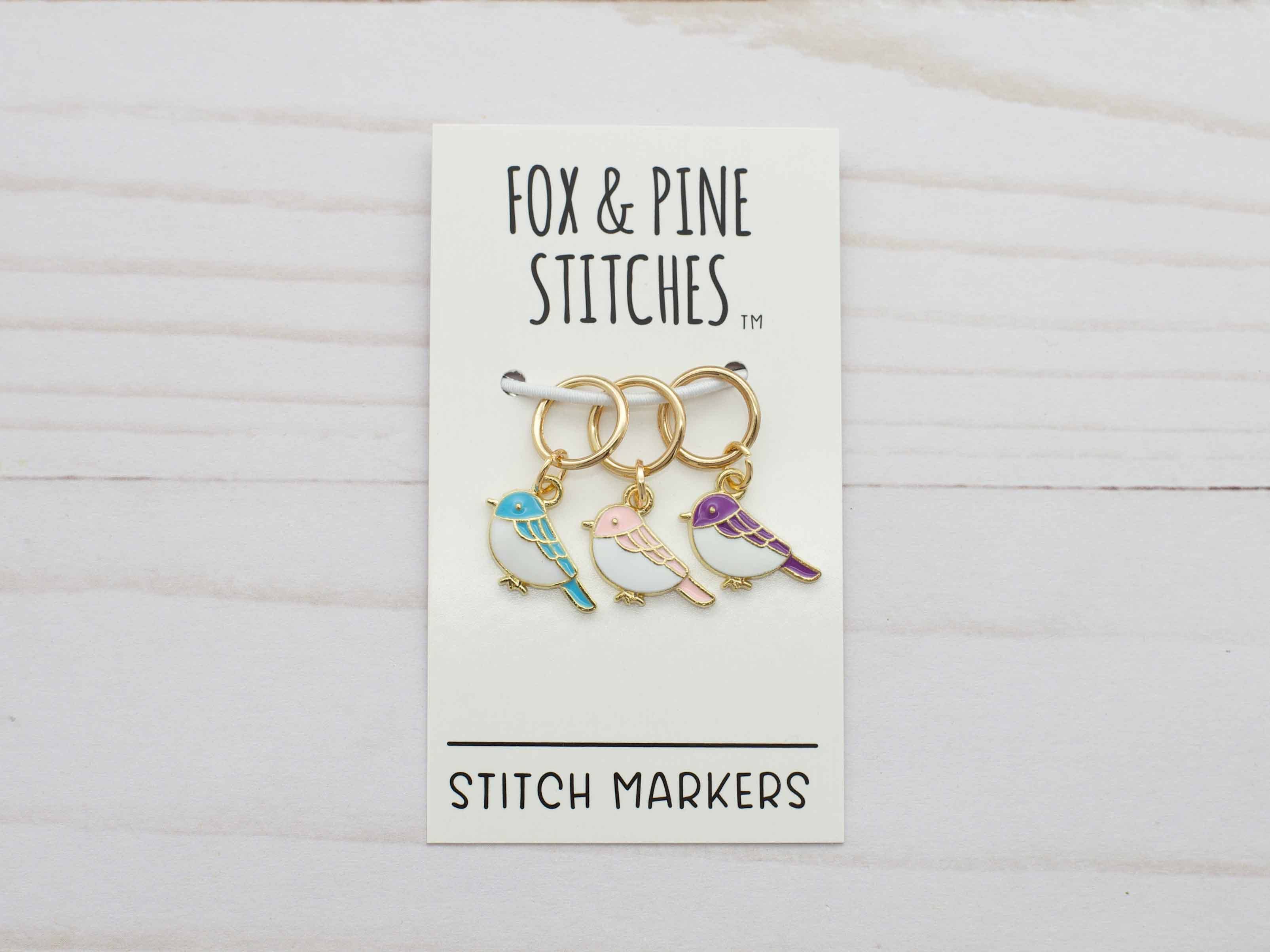 Pastel Birds | Stitch Markers