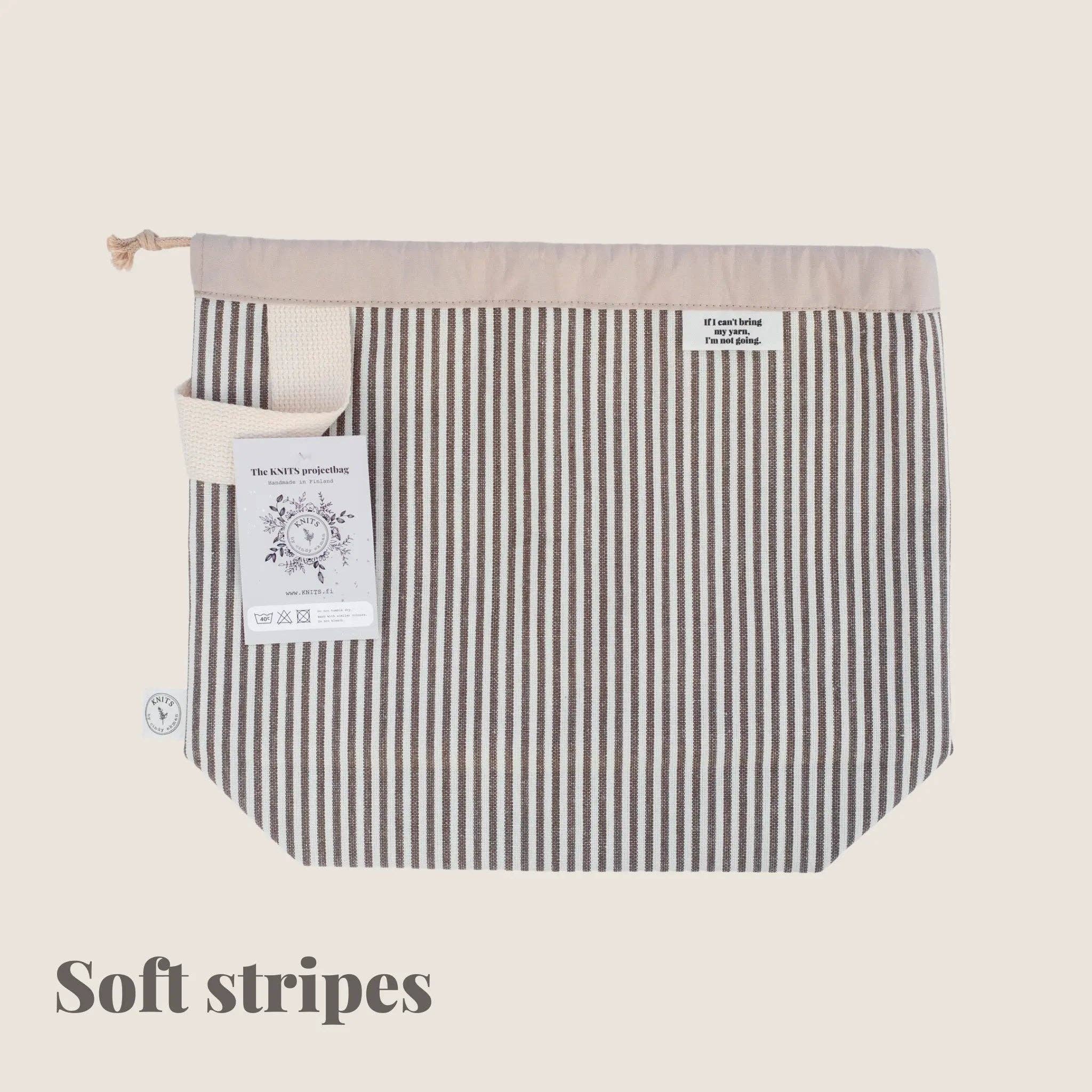 The KNITS project bag: Striped