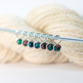 Small Snag-free Stitch Markers : Silver: Superman ice cream