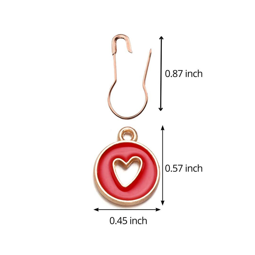 Open Hearts Stitch Markers