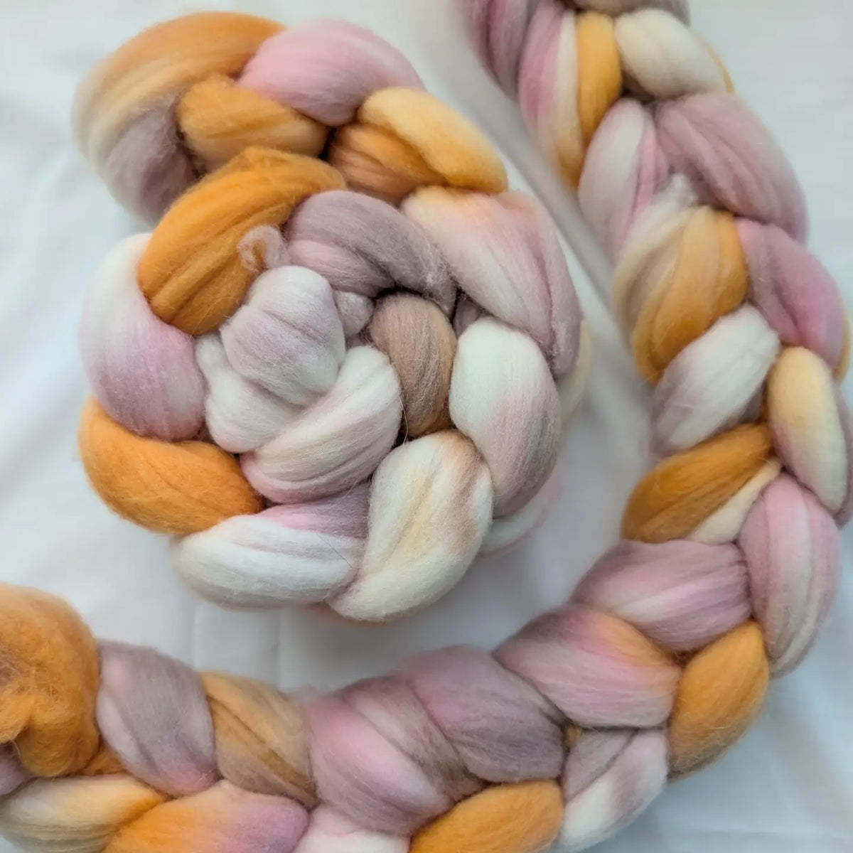 The Ginger Needle Rambouillet Fiber Braid